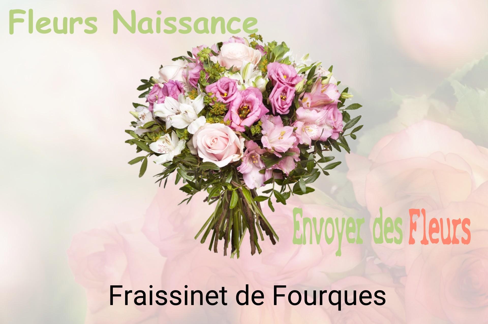 Bouquet de fleurs de naissance livré à Fraissinet-de-Fourques